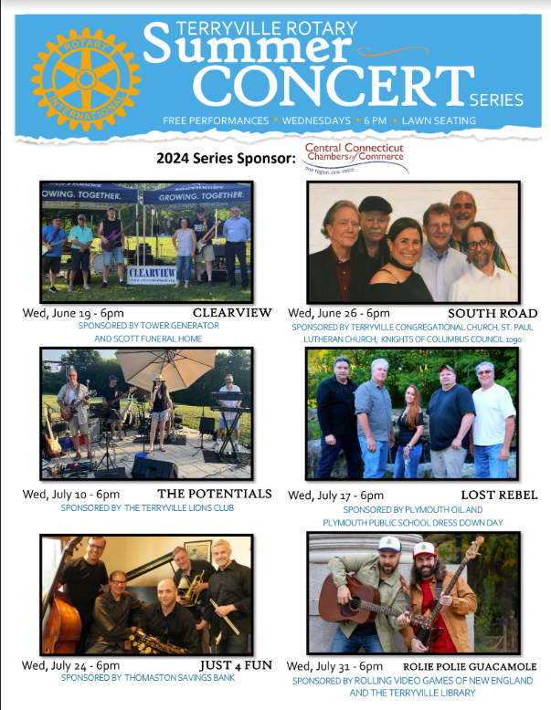 Official Website for the Town of Plymouth, Connecticut Rotary Summer